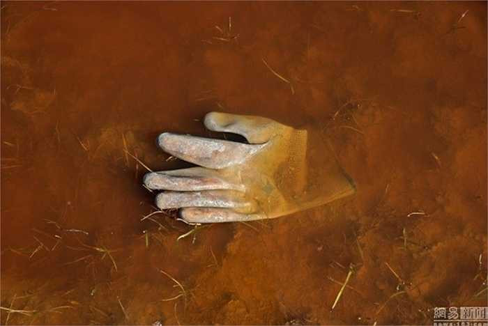 Rác của khách du lịch để lại ở hồ Thanh Hải