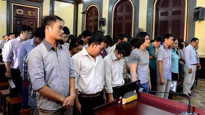 Đường dây đánh bạc hàng trăm tỉ đồng qua mạng 188bet bị xét xử trước đó - Ảnh: Diệp Đức Minh