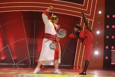 Anh Kiệt và Kim Phụng biểu diễn Matsuri. Cặp đôi có tổng điểm 9.