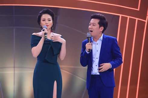 Đinh Ngọc Diệp và Trường Giang đem lại nhiều tiếng cười cho khán giả.