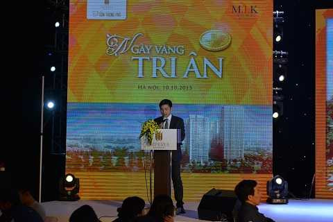 Ông Chu Thanh Hiếu – Phó Tổng giám đốc M.I.K Home chia sẻ thông tin cập nhật của dự án và nhấn mạnh cam kết của Chủ đầu tư cùng các đối tác để mang đến một sản phẩm nhà ở ưng ý cho khách hàng Ông Chu Thanh Hiếu – Phó Tổng giám đốc M.I.K Home chia sẻ thông tin cập nhật của dự án và nhấn mạnh cam kết của Chủ đầu tư cùng các đối tác để mang đến một sản phẩm nhà ở ưng ý cho khách hàng