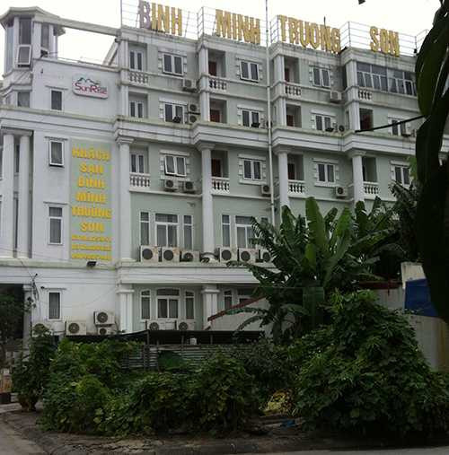 Khách sạn Bình Minh Trường Sơn nơi xảy ra vụ việc