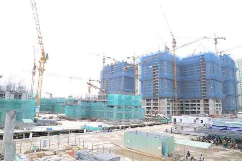 Dự án Goldmark City hiện đang vượt tiến độ tới 40 ngày