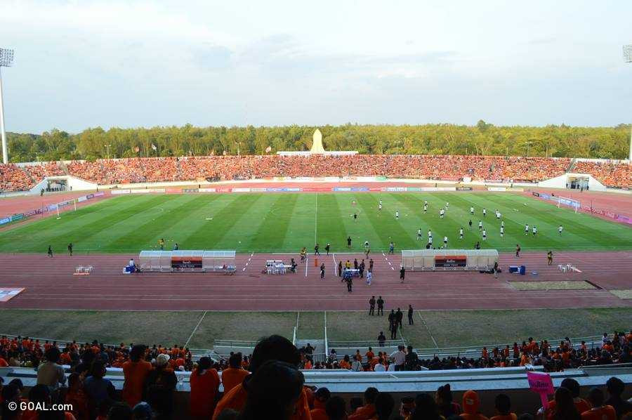 Trận derby vùng Đông Thái Lan giữa Nakhon Ratchasima và Buriram tại Thai Premier League, thu hút 35 nghìn khán giả tới sân