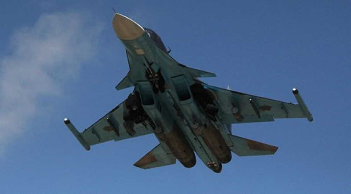 Một chiếc Su-34 của Nga tham gia không kích IS tại Syria