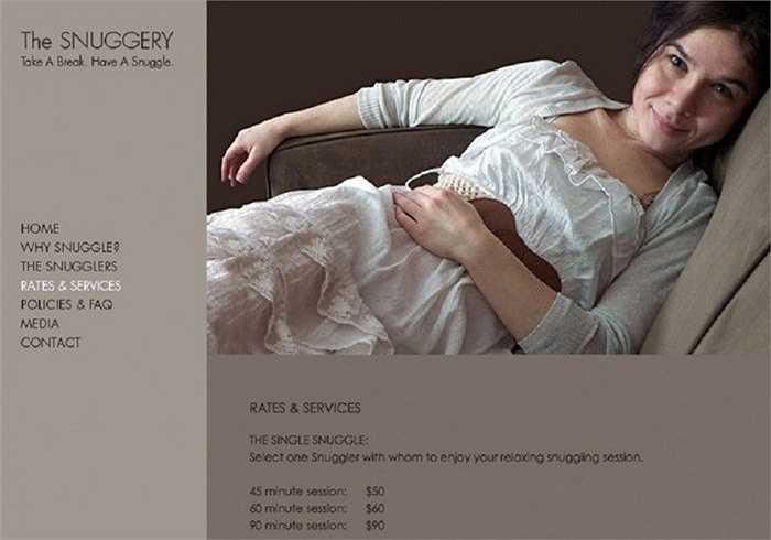 Ngủ ôm chuyên nghiệp. Tất nhiên là chỉ ngủ và chỉ ôm chứ không hề có thêm giao dịch nào khác cho nghề nghiệp này. Người ngủ ôm có thể kiếm được khoảng 20 - 50 USD/ giờ.