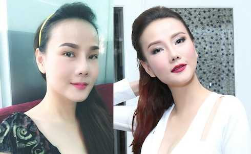 Dương Yến Ngọc từng sở hữu gương mặt thiếu cân đối do mũi bị hểnh, sóng mũi quá cao, đầu mũi to.