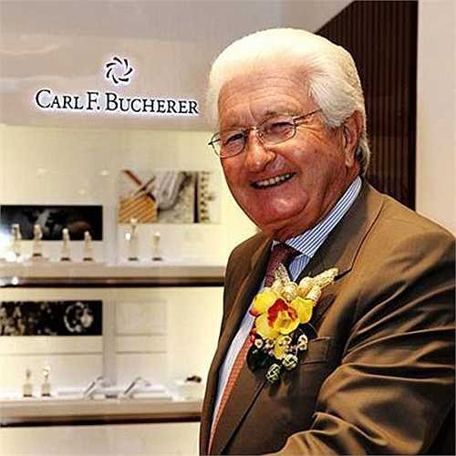 8. Jorg Bucherer, 80 tuổi, tài sản 1,1 tỷ USD: Jorg Bucherer là chủ tịch tập đoàn kinh doanh đồ trang sức Bucherer ở Thụy Sĩ. Tập đoàn Bucherer được thành lập bởi ông Carl-Friedrich Bucherer Jorg vào năm 1888, chuyên kinh doanh đồng hồ và đồ trang sức hàng đầu ở Lucerne, Thụy Sĩ. Tập đoàn này hiện có tới khoảng 1.500 nhân viên và khoảng 26 cửa hàng trên khắp châu Âu. Phạm vi sản phẩm của công ty này hiện đạt đến một con số khổng lồ 50.000 mặt hàng. 
