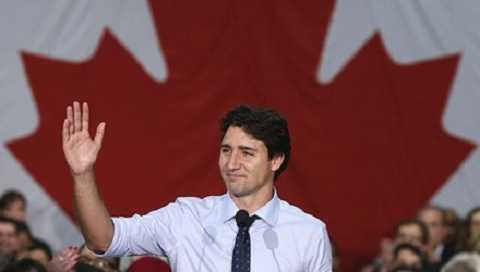 Ông Justin Trudeau, 43 tuổi, vừa trở thành Thủ tướng Canada