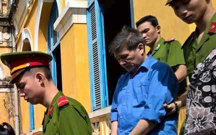 Bị cáo Dương Thanh Cường sau phiên tòa sơ thẩm hồi tháng 6 vừa qua