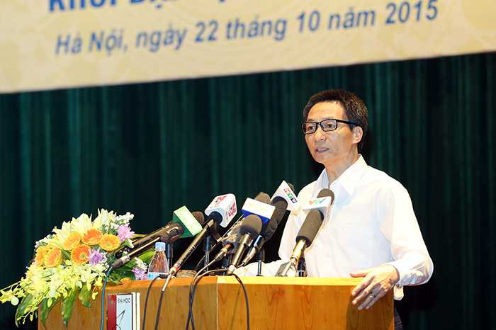 Phó Thủ tướng Vũ Đức Đam nhấn mạnh giáo dục đại học Việt Nam phải đi theo xu hướng của thế giới