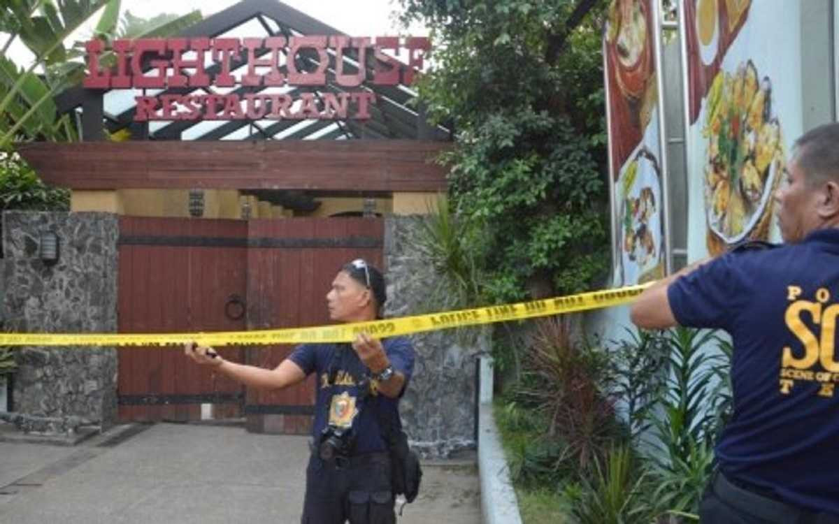 Cảnh sát Philippines phong tỏa hiện trường vụ tấn công