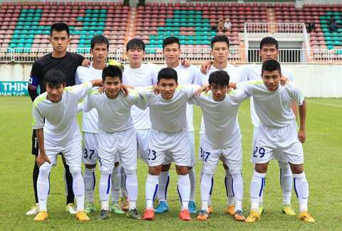 Đội hình U21 HAGL dự giải U21 Quốc gia 2015 (Ảnh: Minh Trần)