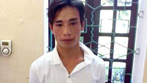 Lưu Văn Duy khi mới bị bắt