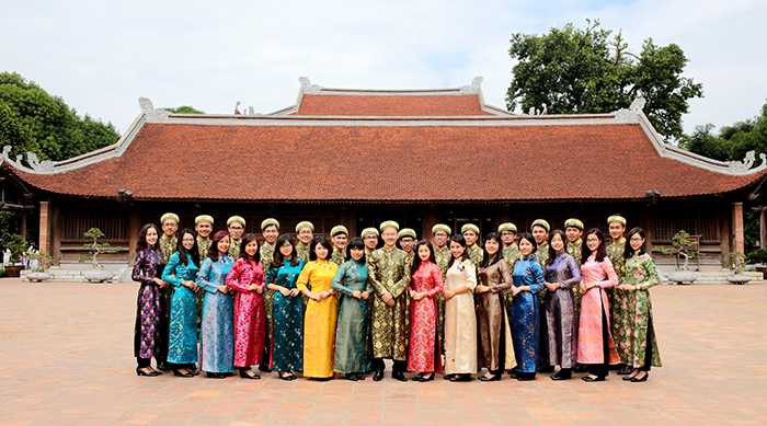 Các đại biểu thanh niên Việt Nam tham dự chương trình Tàu Thanh niên Đông Nam Á - Nhật Bản 2015