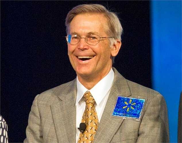 9. Jim Walton – 33,7 tỷ USD: Jim Walton, con út của nhà sáng lập Wal-Mart Sam Walton hiện là người giàu có nhất trong gia đình. Theo Forbes, Jim đang nắm giữ trong tay 12,8% cổ phiếu công ty. 