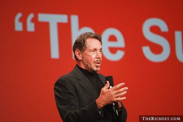 3. Larry Ellison – 47,5 tỷ USD: Larry Ellison, nhà sáng lập Oracle giữ vị trí thứ 3 người giàu nhất nước Mỹ năm 2015 với giá trị tài sản 47,5 tỷ USD. Tỷ phú Ellison còn có ý muốn làm chủ một đội bóng chuyên nghiệp với sự bảo trợ từ Giải bóng đá Nhà nghề Mỹ.