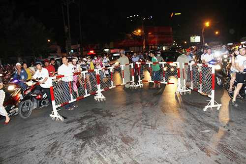 Hiện trường xảy ra vụ án nghiêm trọng.