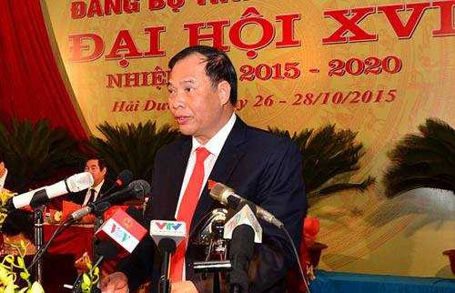 Ông Nguyễn Mạnh Hiển - Chủ tịch UBND tỉnh Hải Dương được bầu giữ chức Bí thư Tỉnh ủy Hải Dương khóa XVI nhiệm kỳ 2015 - 2020 Ông Nguyễn Mạnh Hiển - Chủ tịch UBND tỉnh Hải Dương được bầu giữ chức Bí thư Tỉnh ủy Hải Dương khóa XVI nhiệm kỳ 2015 - 2020