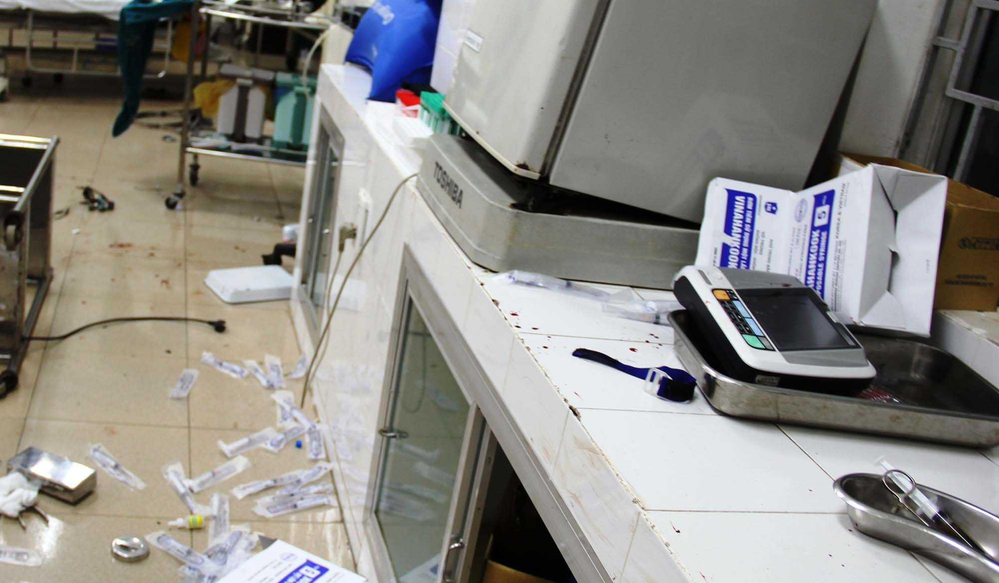 Một số thiết bị y tế bị hư hỏng