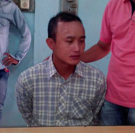 Đối tượng Nghĩa khai nhận toàn bộ hành vi hiếp dâm tại cơ quan công an.