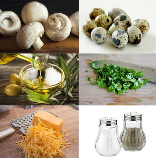 Nấm nhồi trứng cút cho bữa sáng tối giản nhưng đủ chất