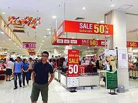 Không gian trưng bày các gian hàng ở đây được đánh giá khá thoáng đãng, bắt mắt