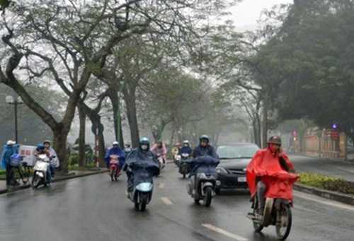 Thủ đô Hà Nội có mưa, nhiệt độ giảm xuống 17oC - Ảnh minh họa