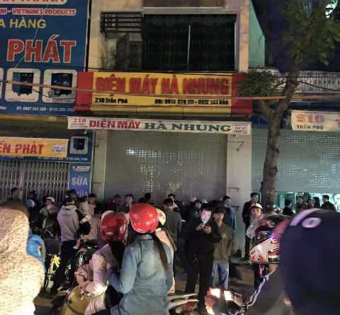 Ảnh: Hiện trường 4 người chết trong cửa hàng điện máy