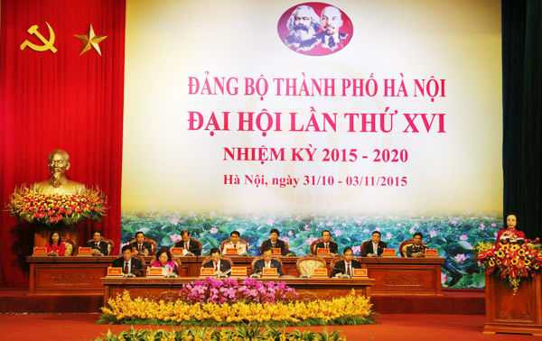 Danh sách 74 nhân sự Ban Chấp hành Đảng bộ Hà Nội khóa XVI