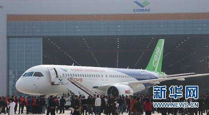 Máy bay C919 sẽ được đưa ra thị trường từ năm 2016. Máy bay này bắt đầu được chế tạo và sản xuất từ năm 2008