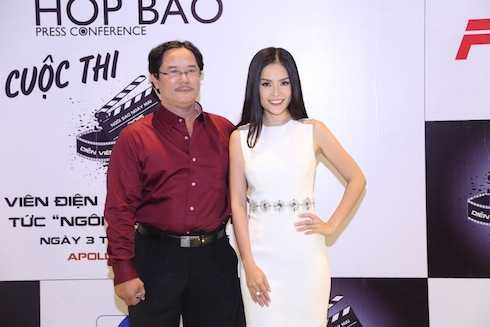 Á khôi Điện ảnh Dương Cẩm Lynh và NSX Nguyễn Tiến Hưng, CTHĐQT Hãng phim Giải Phóng.