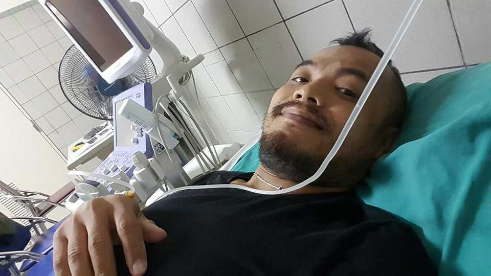 Trần Lập trong buổi khám trước đó