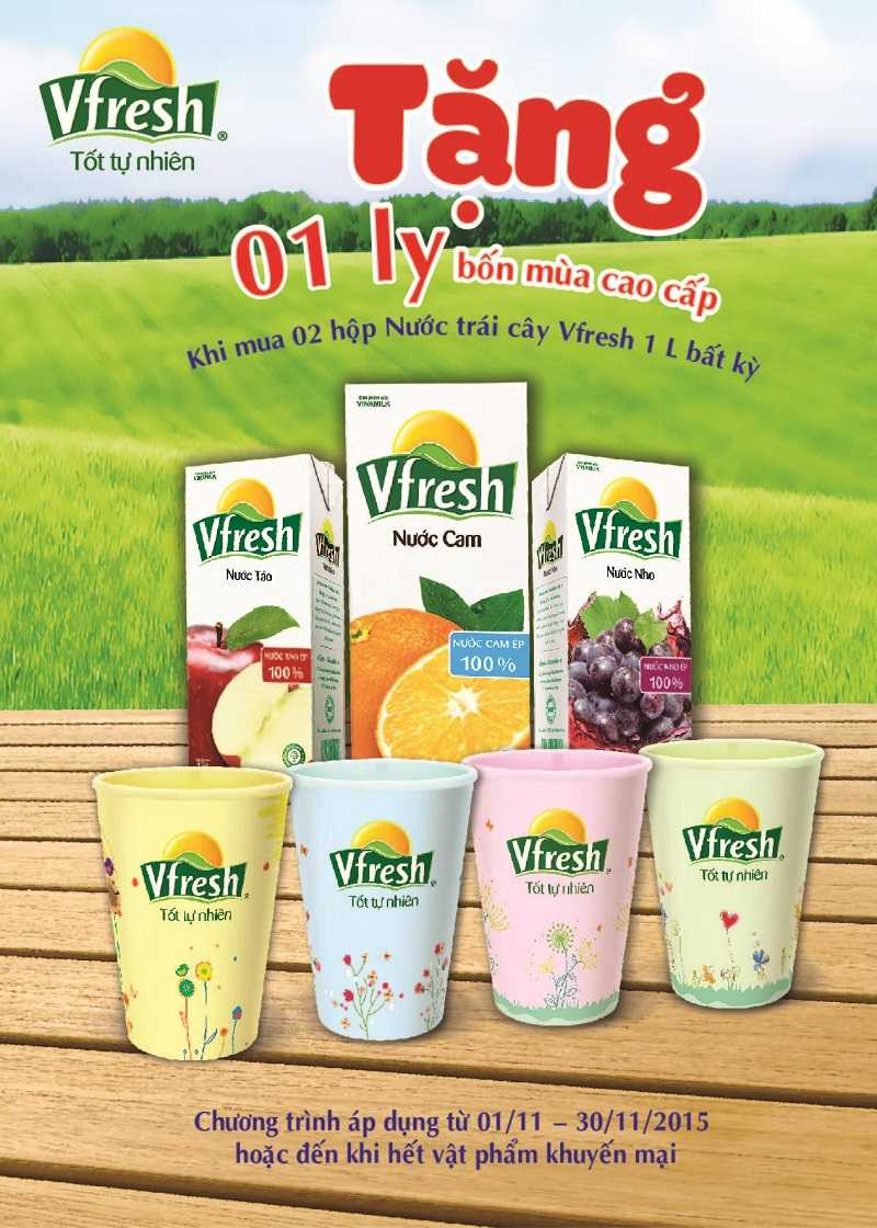 Chương trình khuyến mại: Yêu sống cùng Vfresh