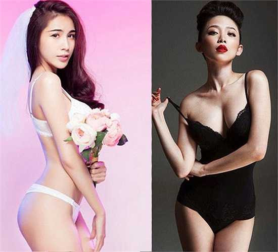 Thủy Tiên, Tóc Tiên là hai người đẹp trùng tên và có chung phong cách gợi cảm trong làng nhạc Việt. Tuy nhiên, nét riêng vẫn được mỗi người phát triển theo sở trường. Độ bạo của cả hai cũng thuộc dạng 'kẻ tám lạng, người nửa cân' dù tuổi tác chênh lệch.