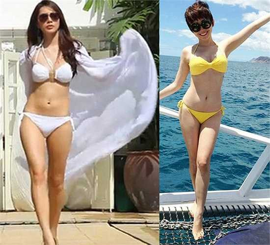 Thủy Tiên là ca sỹ 'đàn chị' và luôn thể hiện sự táo bạo trong mỗi bước đi trên con đường âm nhạc. Trong khi đó, Tóc Tiên nổi danh sau nhưng vượt trội so với các ca sỹ cùng lứa vì cá tính và sexy.