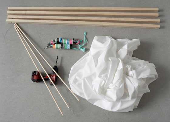 Tự tay làm lều 'dã chiến' cho bé yêu