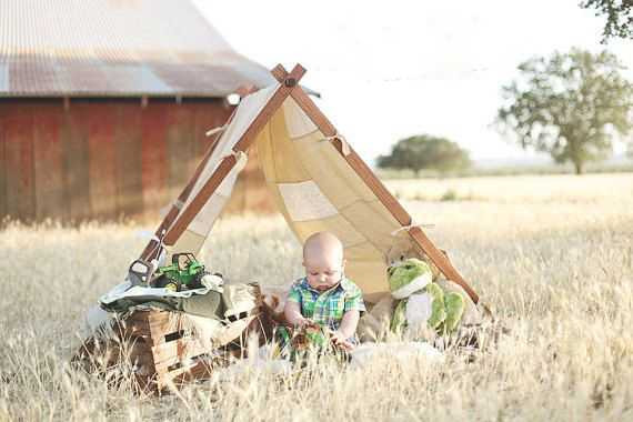 Tự tay làm lều 'dã chiến' cho bé yêu