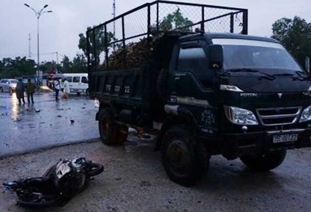 Hiện trường vụ tai nạn (Ảnh: Minh Ngọc)