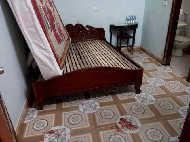 Căn phòng nơi xảy ra vụ án mạng. Ảnh: K.B.