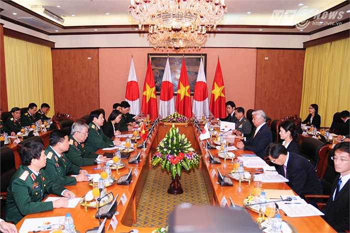 Hội đàm giữa đoàn Bộ quốc phòng Việt Nam - Nhật Bản