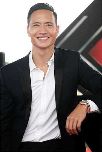 Anh luôn giữ nụ cười tươi rói đầy thân thiện khi tham gia sự kiện.