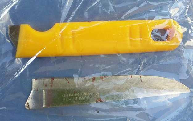 Con dao gây án đã bị gãy