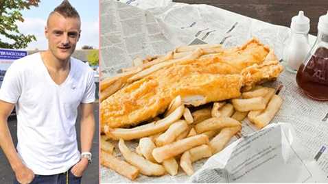 Phong độ của Vardy tại Leicester ngày càng cao nhờ thực đơn cố định “cá & khoai tây chiên”