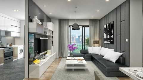 Căn hộ thoáng đãng với nội thất sang trọng tại Five Star Garden