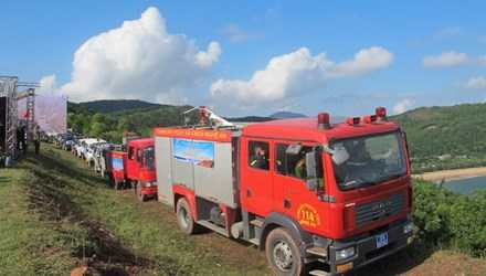 Buổi diễn tập diễn ra vào sáng 10/11