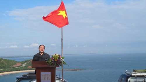 Phó Thủ tướng Hoàng Trung Hải phát biểu tại buổi diễn tập