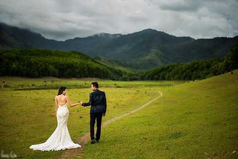 Vẻ đẹp thiên nhiên tại xứ sở cờ hoa khiến cặp đôi rất háo hức. 