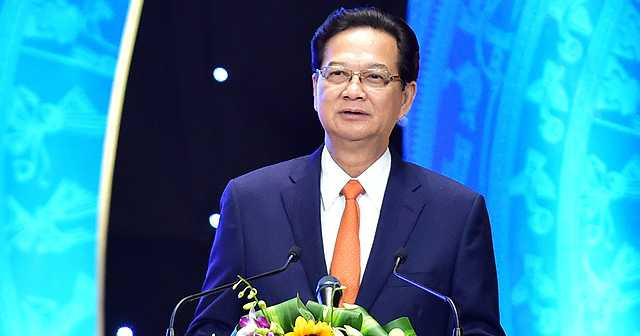 Thủ tướng Chính phủ Nguyễn Tấn Dũng phát biểu tại Lễ hưởng ứng Ngày Pháp luật năm 2015