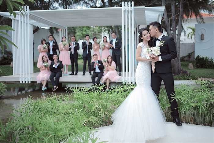 Văn Anh và Tú Vi bén duyên sau khi tham gia bộ phim 'Bếp hát'. 